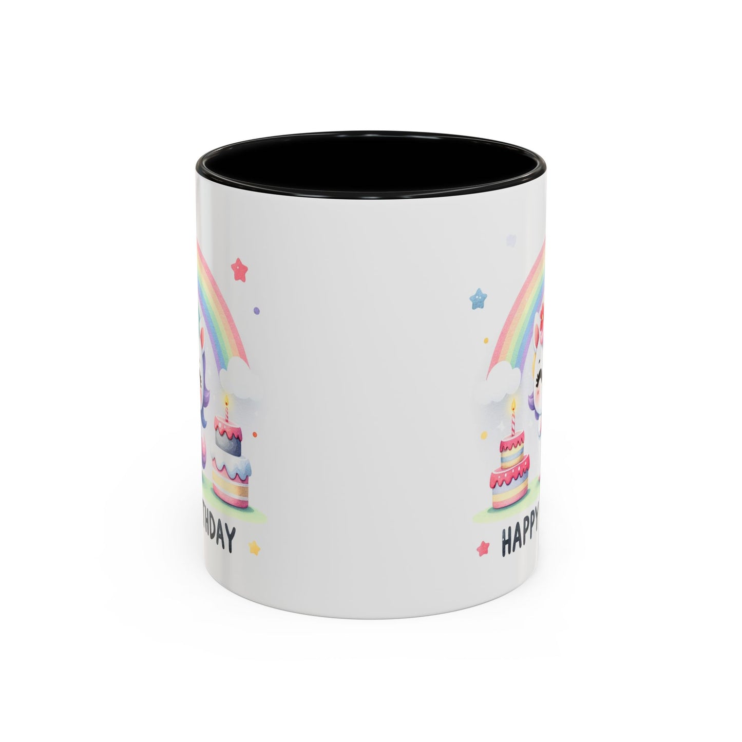 Birthday Mug -  Unicorn With Cakes