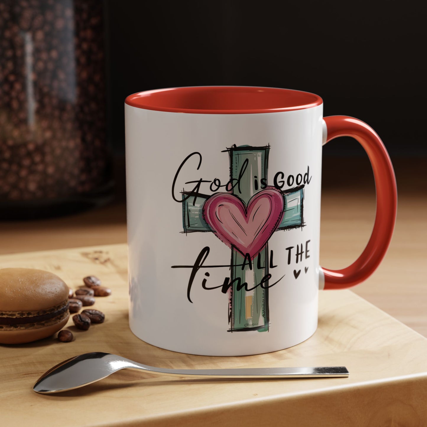 Religious Mug - God Is Good Cross