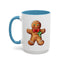 Christmas Mug - Smiling Gingerbread Man 2