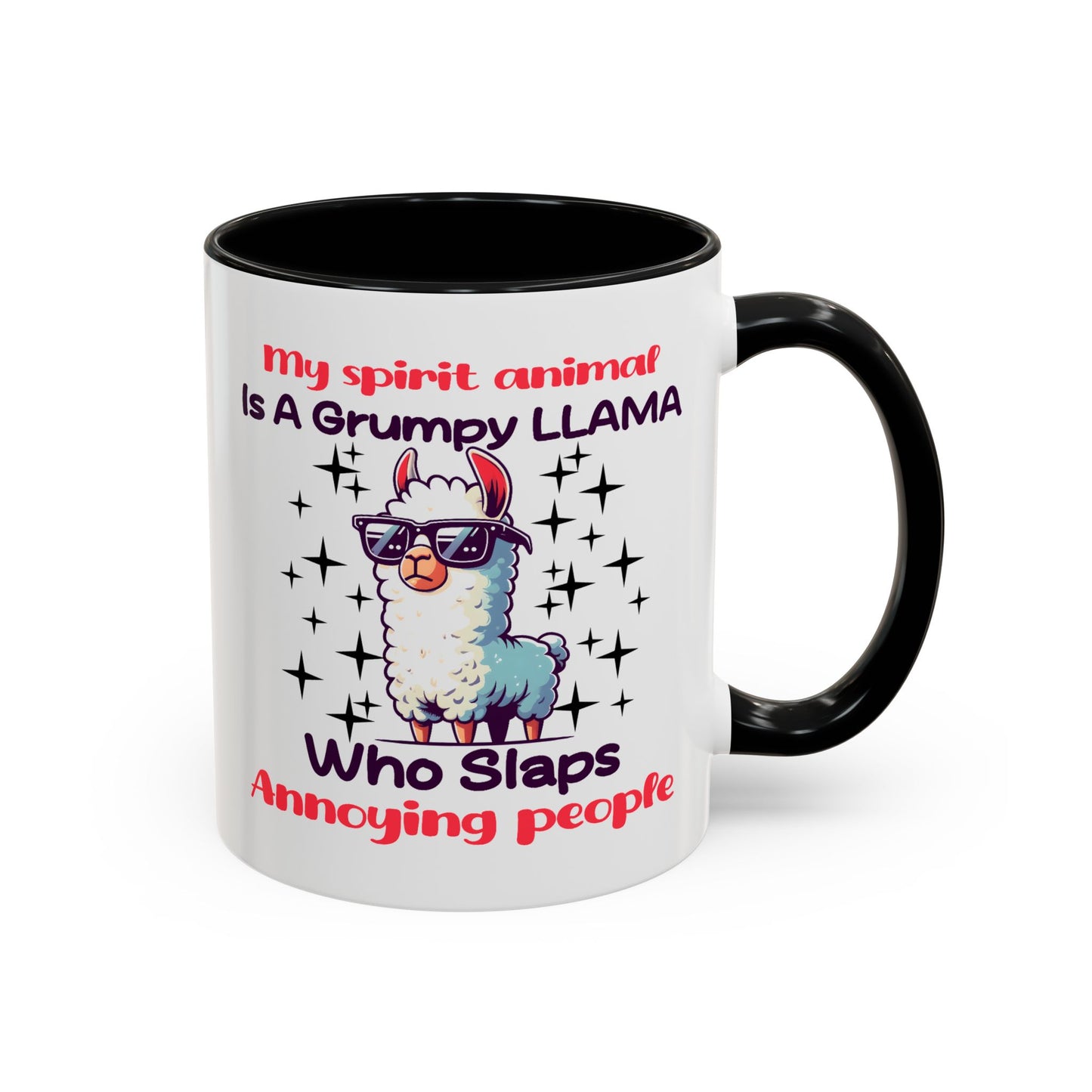 Humor Mug - My Spirit Animal is a Grumpy Llama