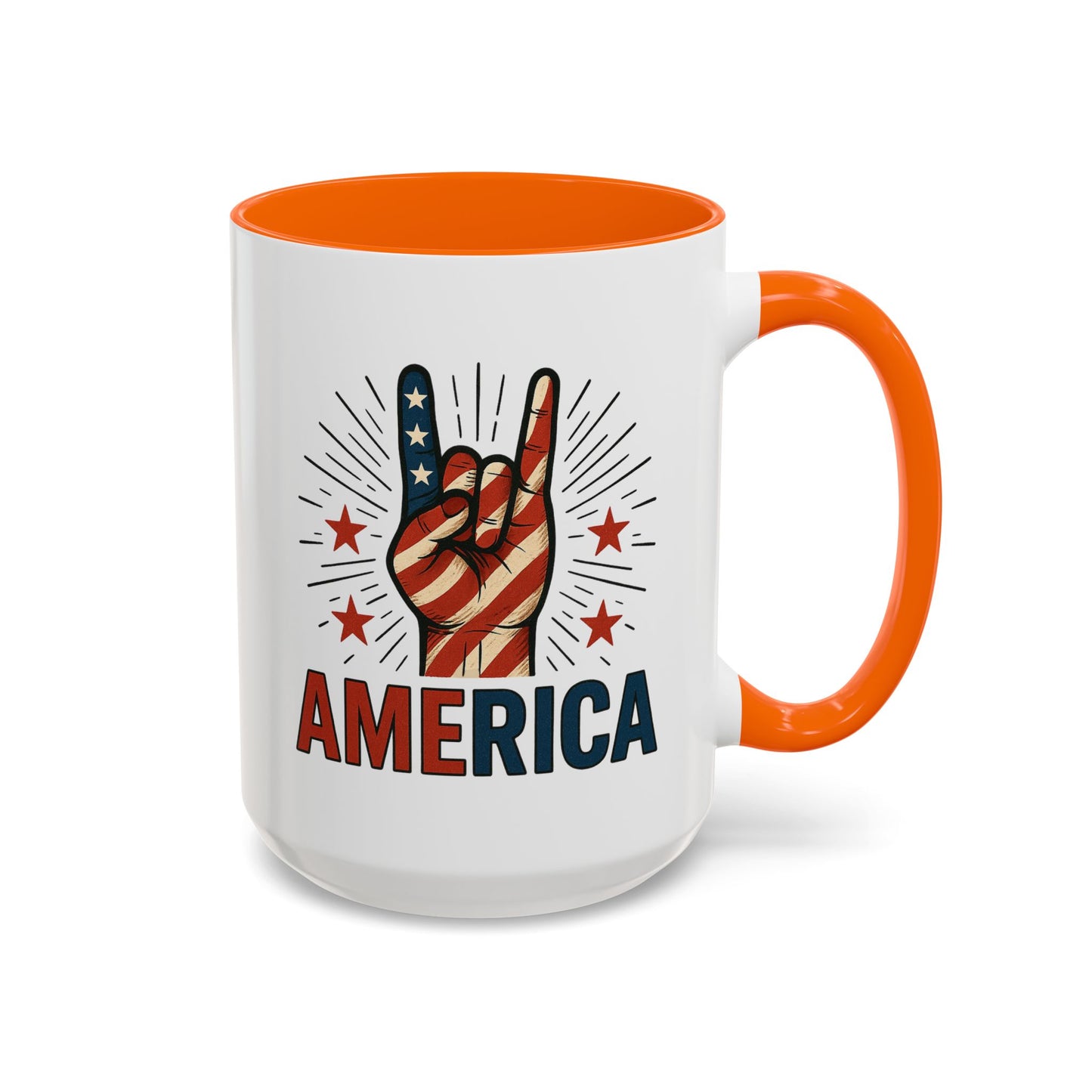 4th of July Mug - America Rock On