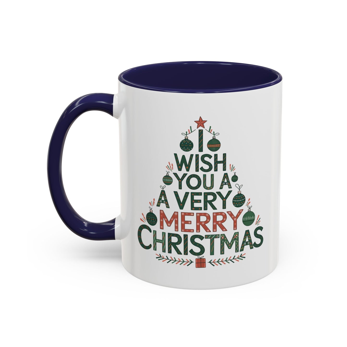Christmas Mug - I Wish You a Merry Christmas Tree