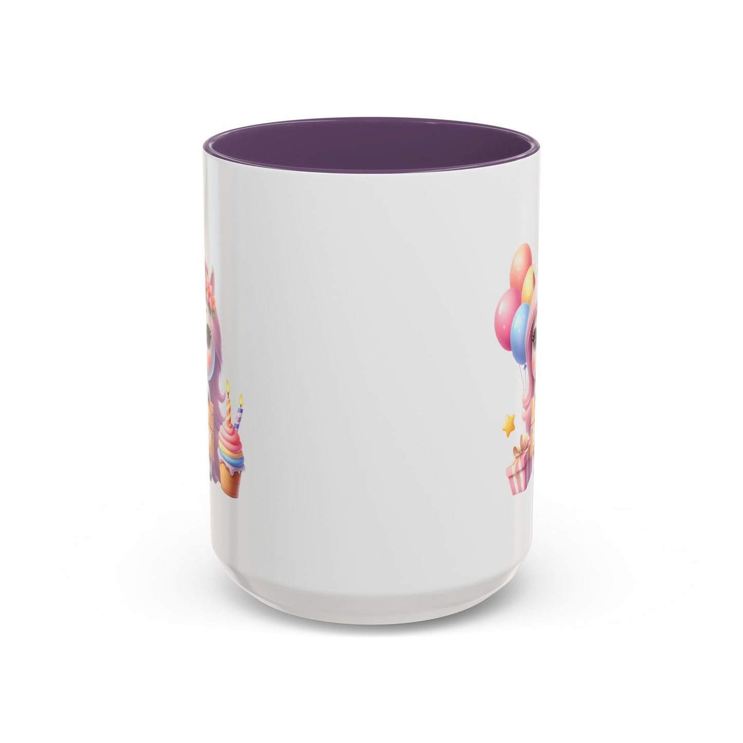 Birthday Mug - Girl Unicorn Happy Birthday Sign 2