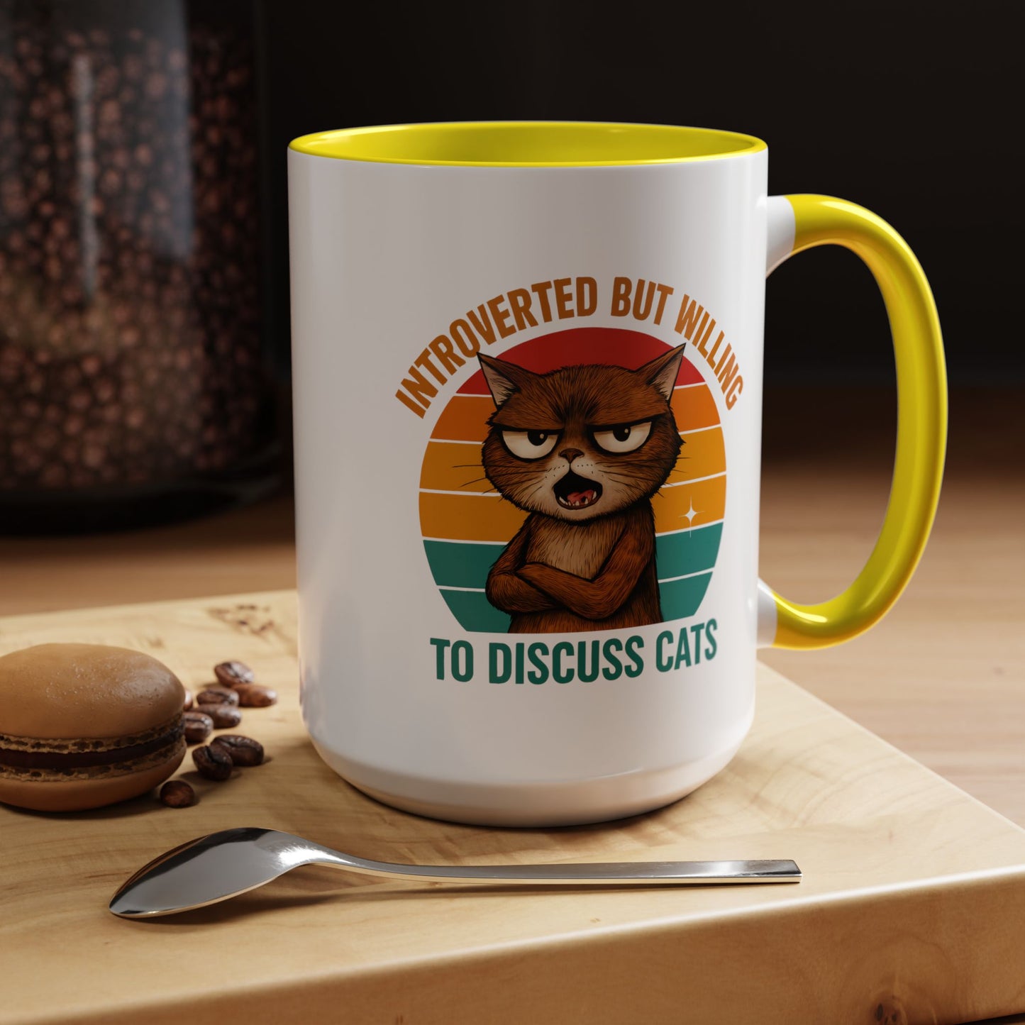 Animal Mug - Introverted But Willing To Discuss Cats
