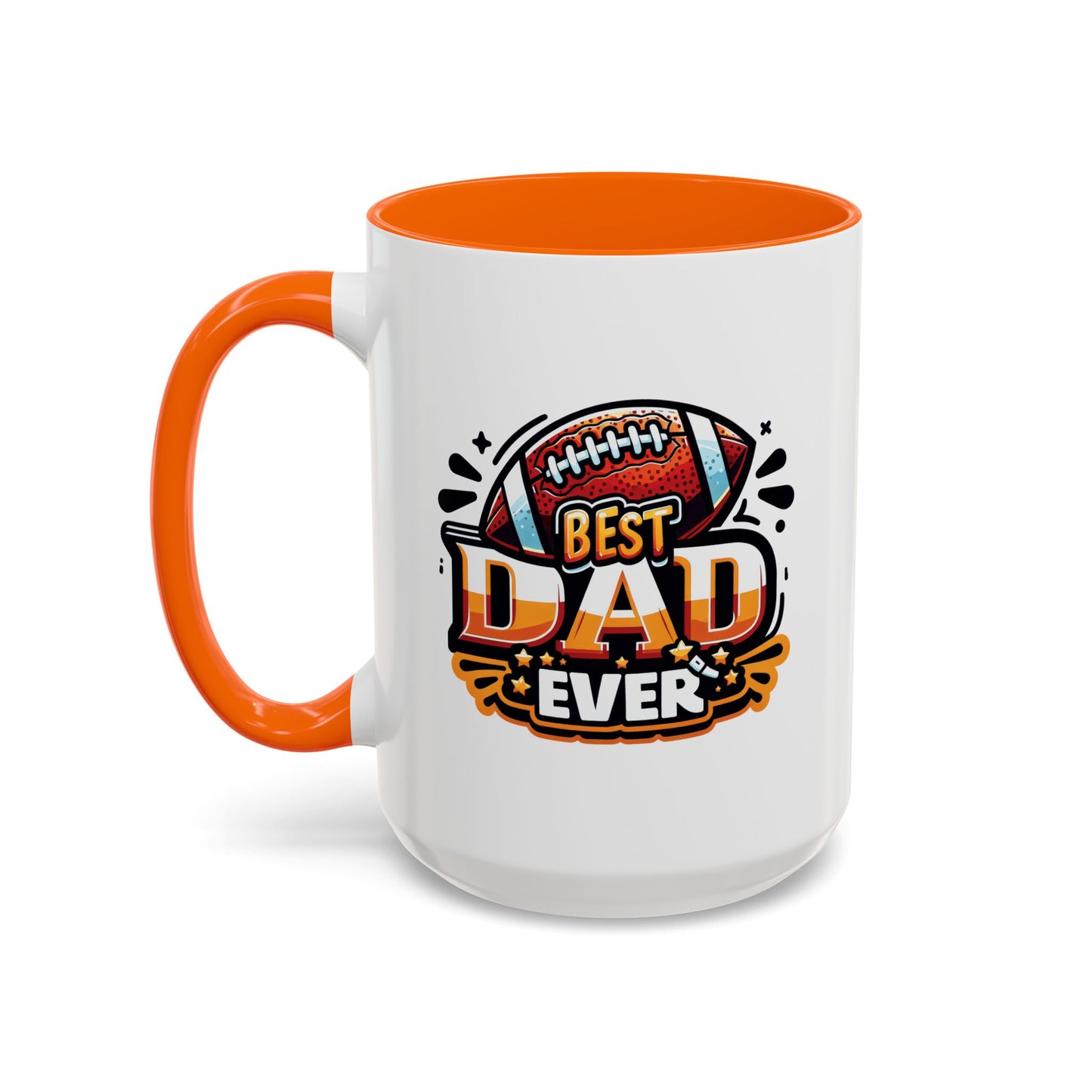 Father's Day Mug - Best Dad Ever Football