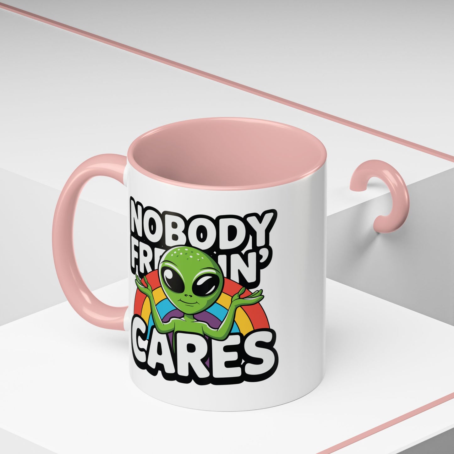 Alien Mug - Nobody Freakin Cares