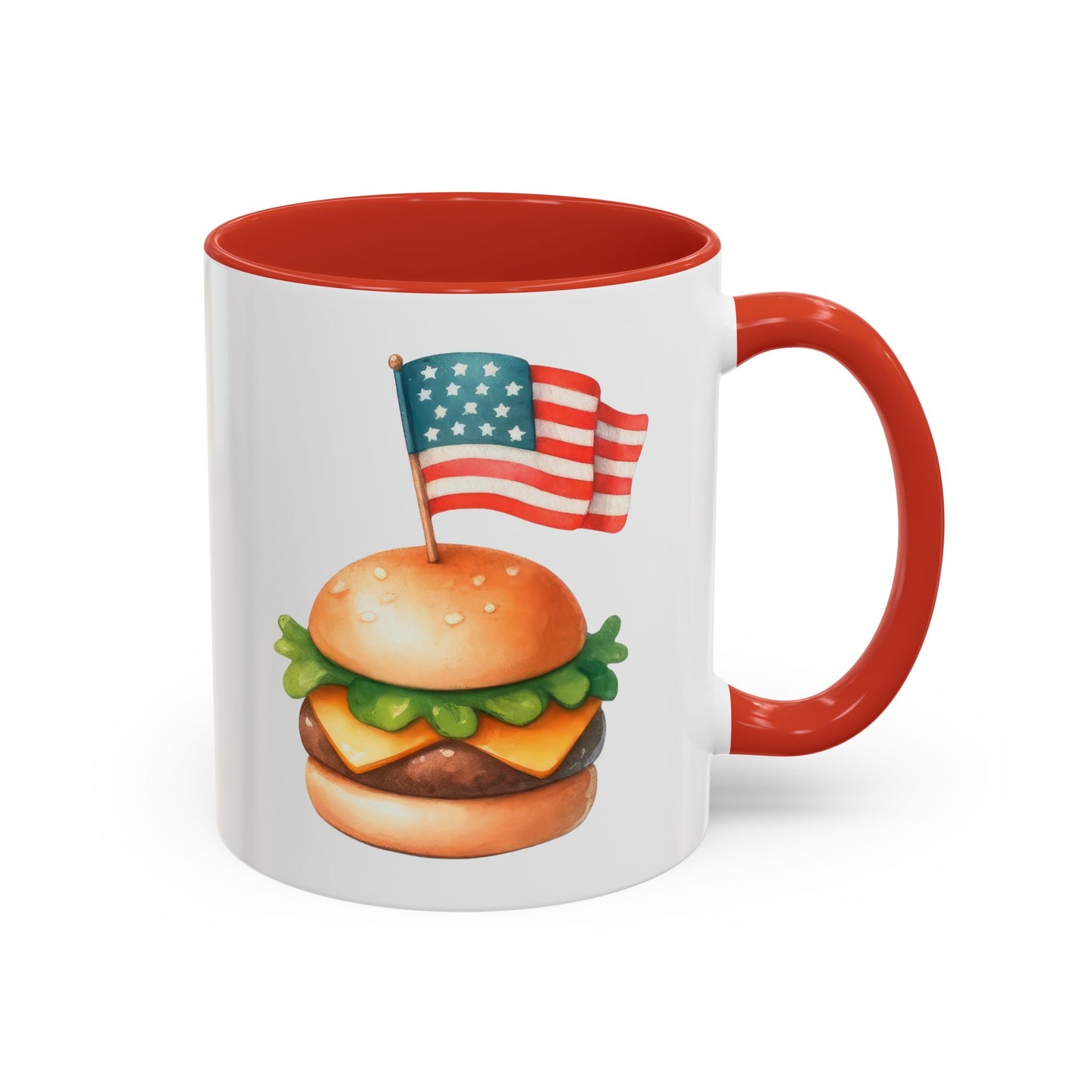4th of July - Burger Flag