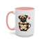 Anniversary Mug - Love You Dog Coffee Cup
