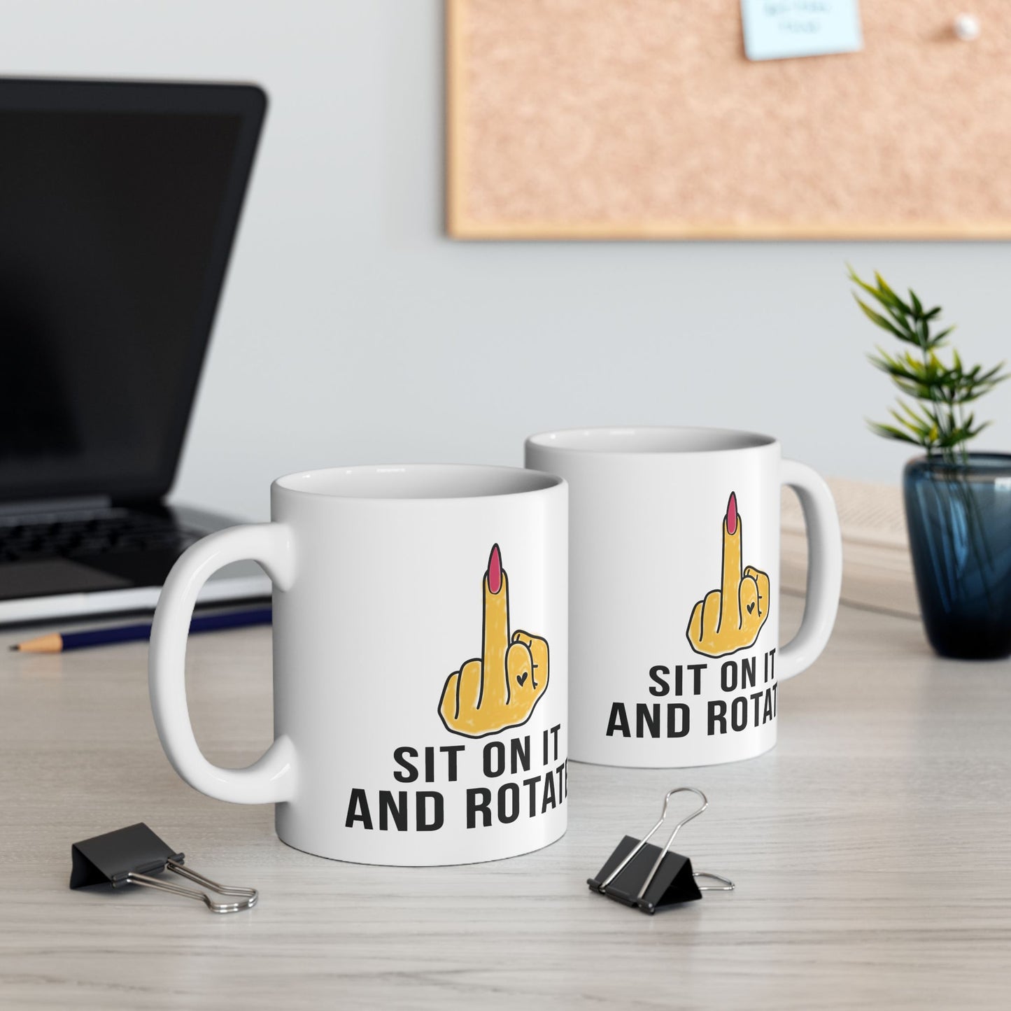 Adult Mug - Sit On It And Rotate
