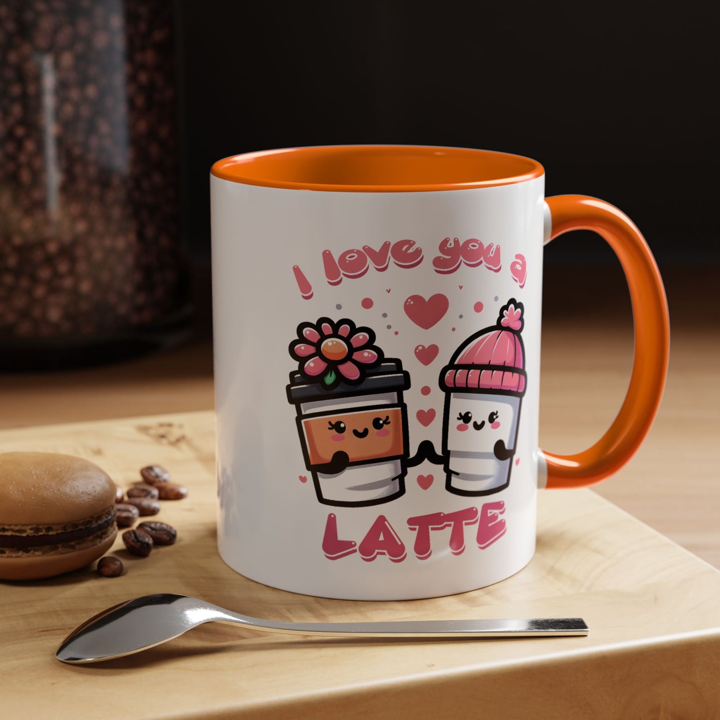 Valentine's Day Mug - I Love You A Latte Cute