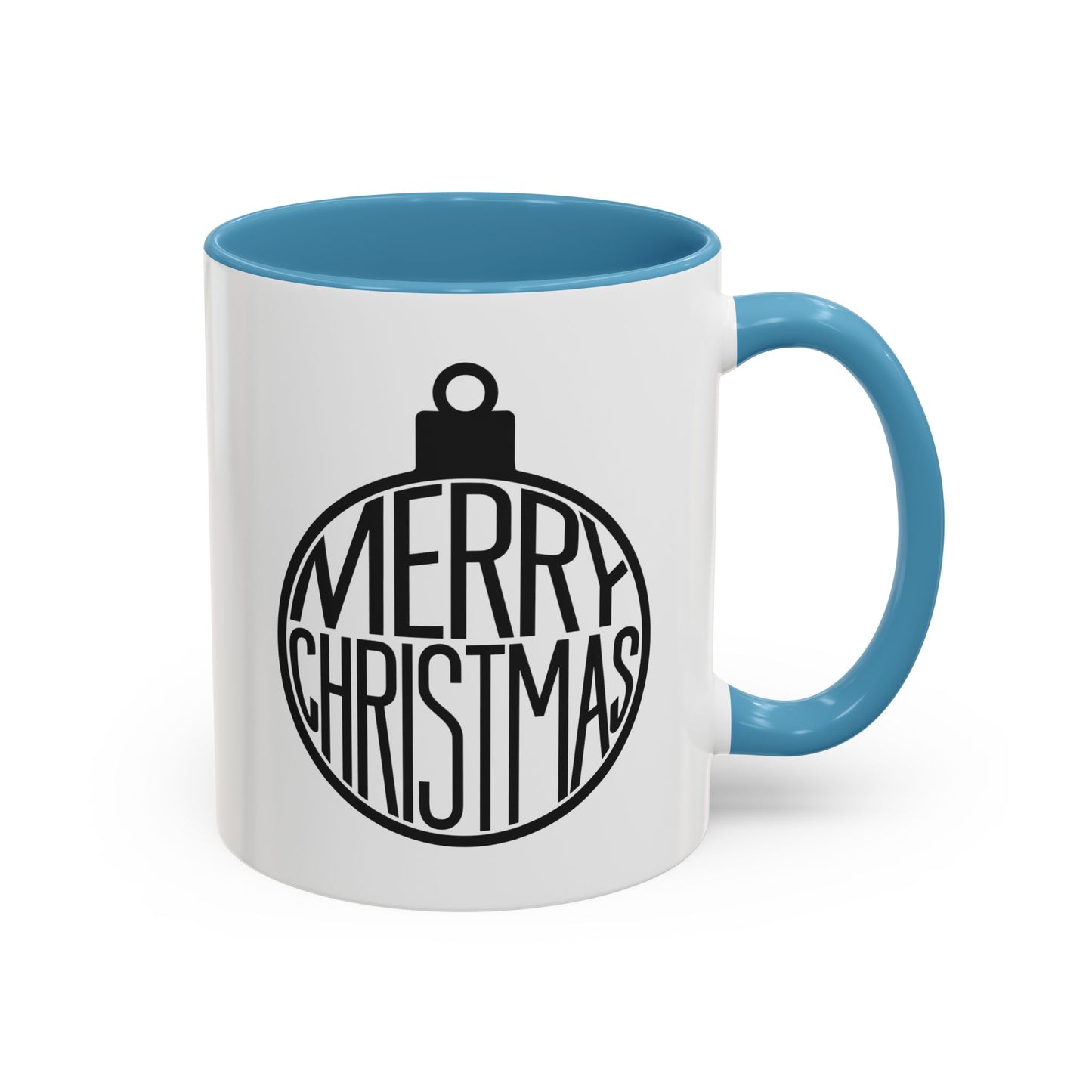 Christmas Mug - Merry Christmas Black Text Ornament