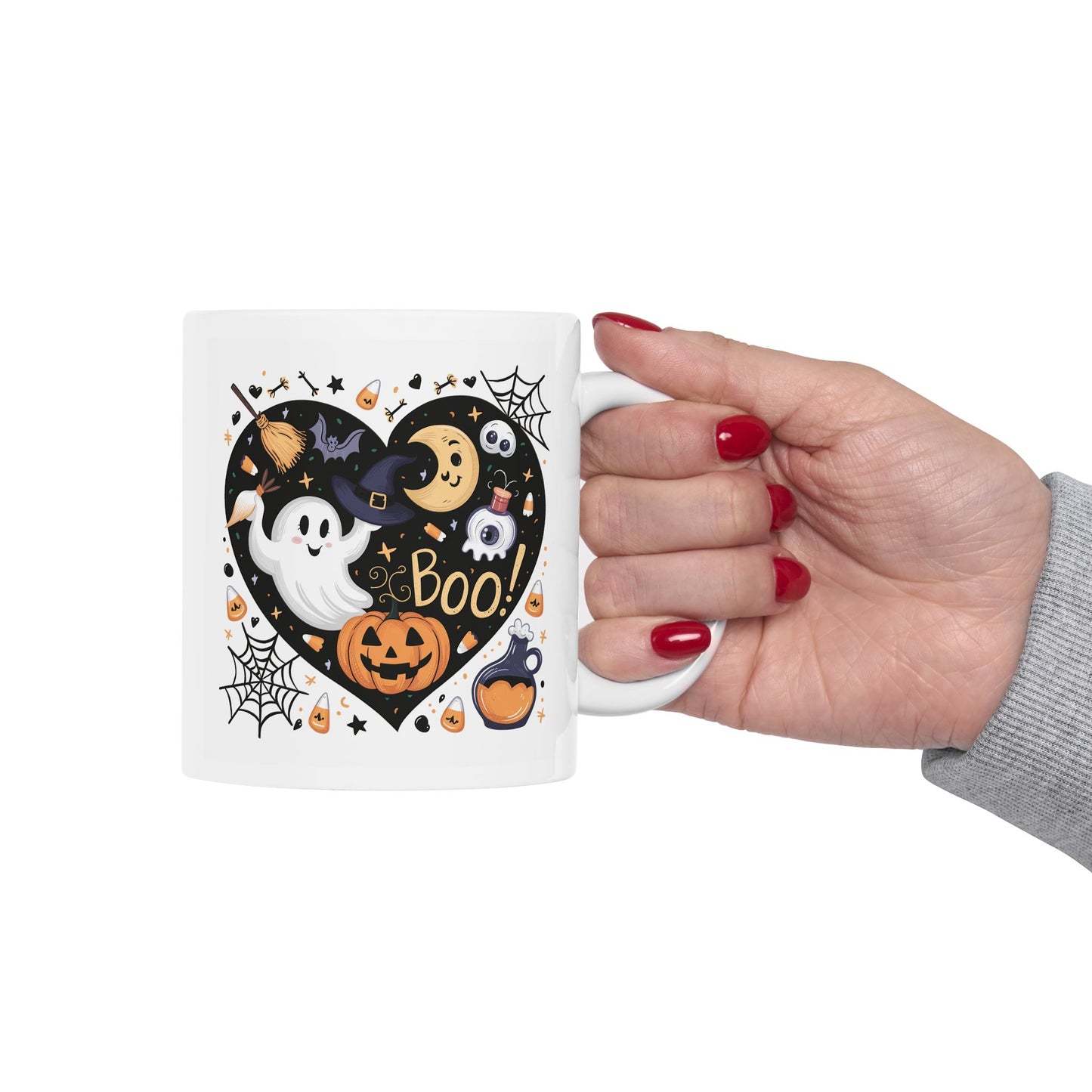 Halloween Mug - Boo Heart
