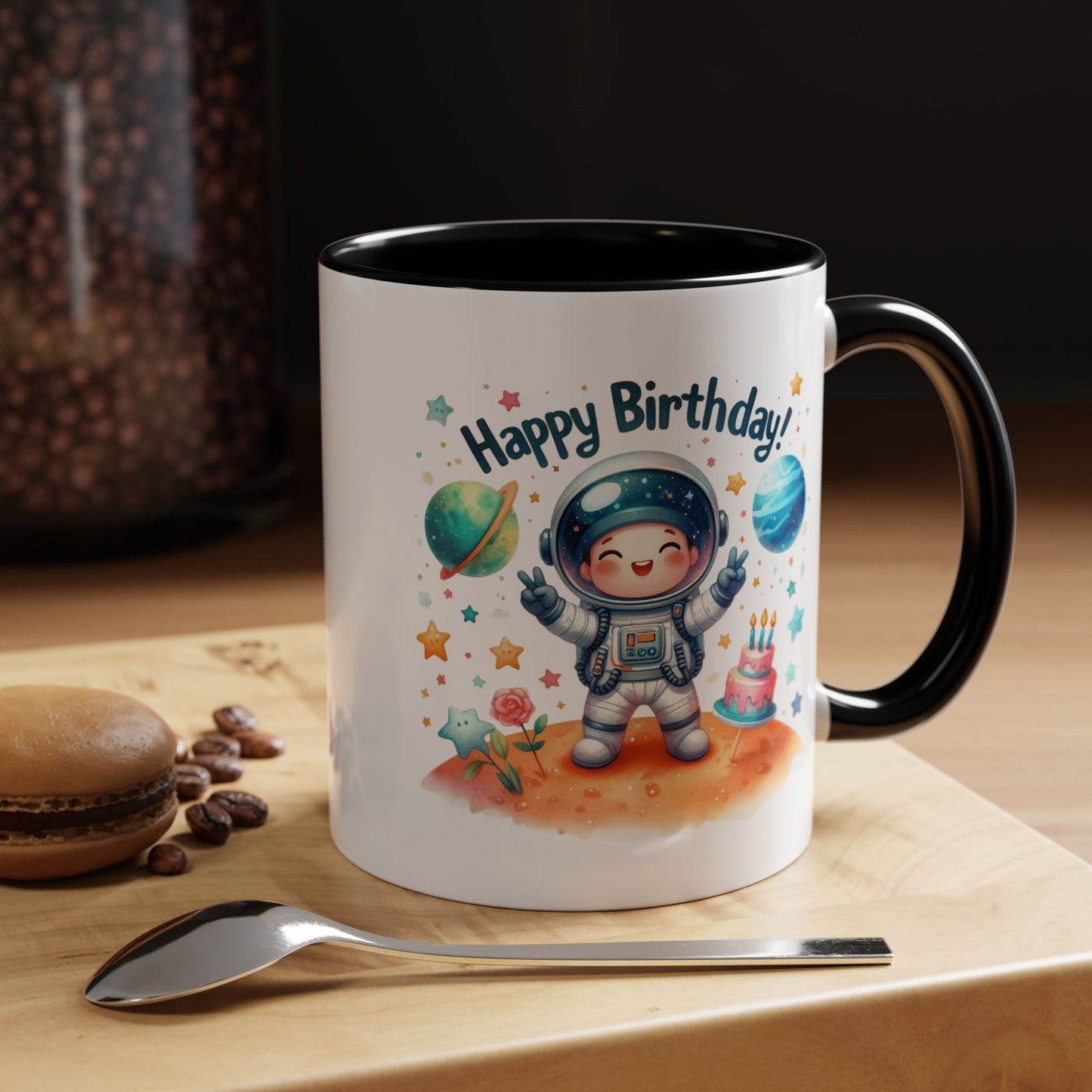 Birthday Mug - Happy Birthday Astronaut