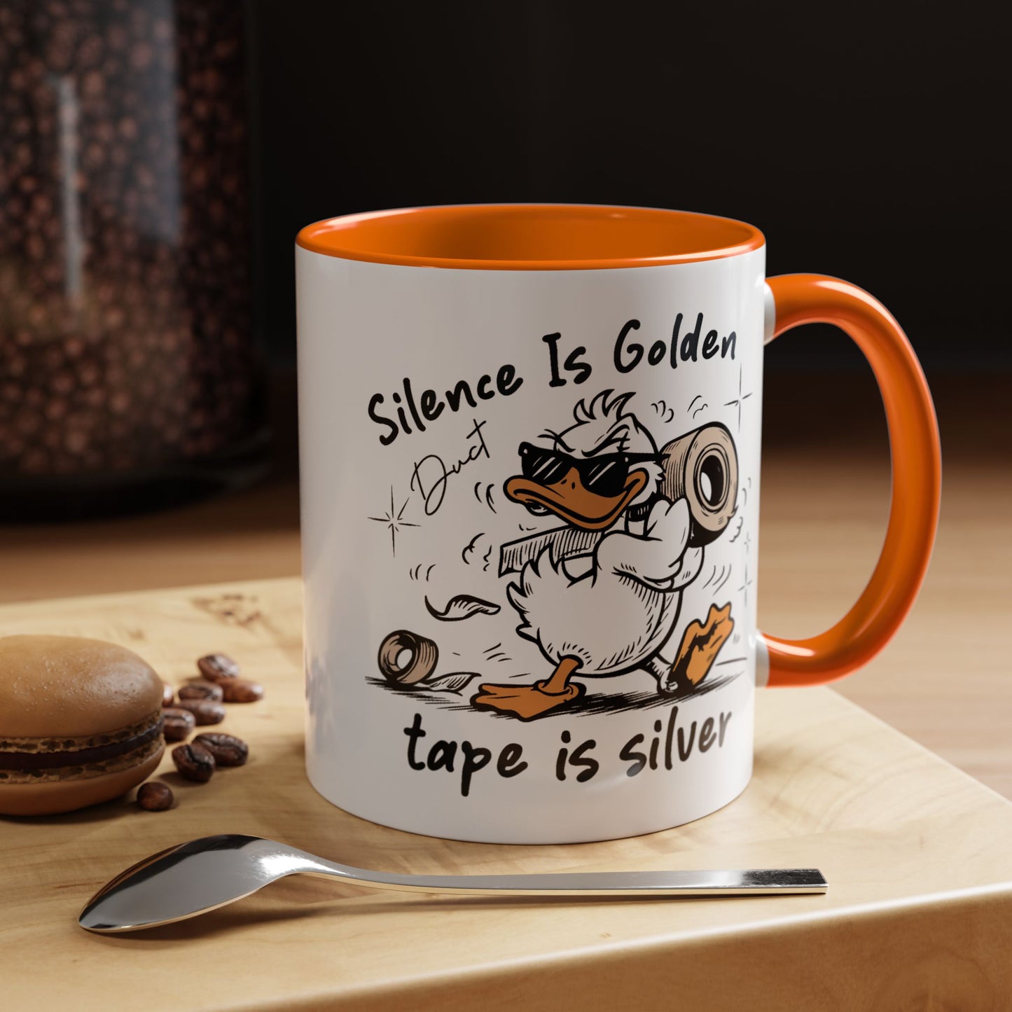 Humor Mug - Silence is Golden Duct Tape is Silver