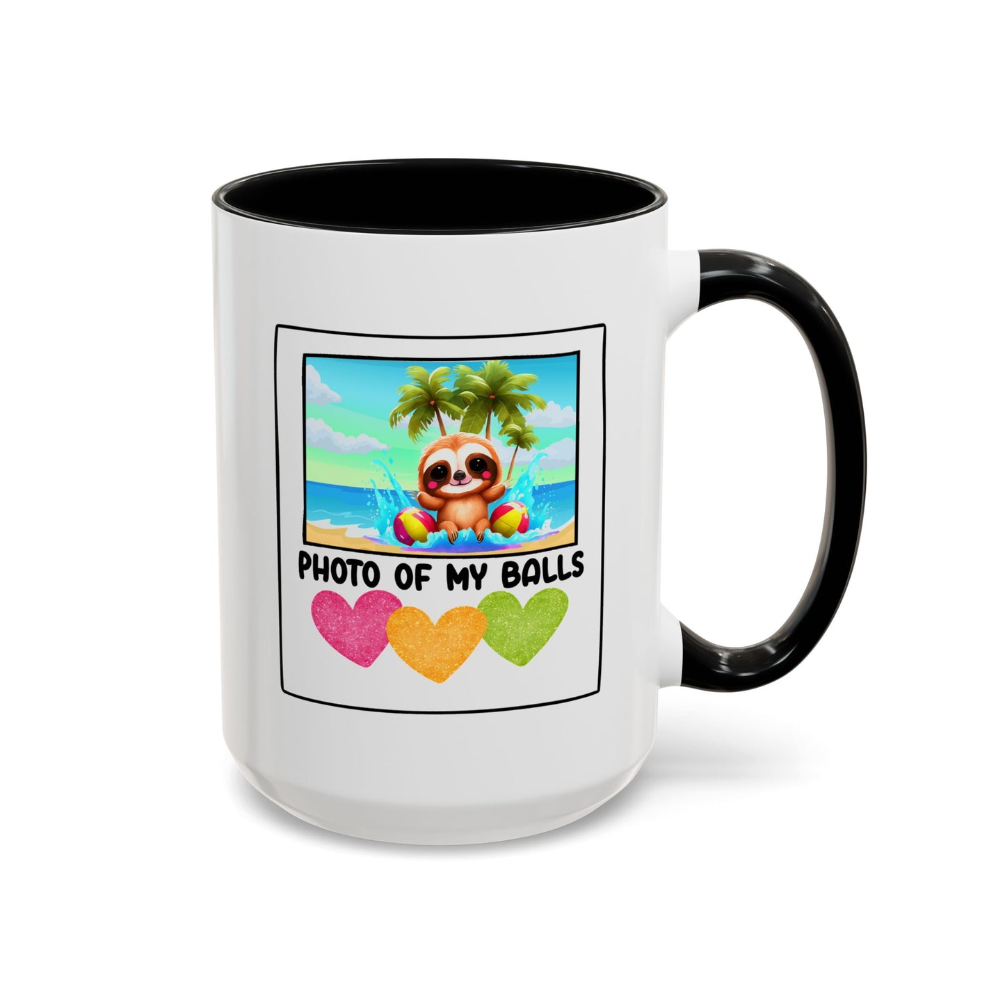 Adult Mug - Photo of My Balls
