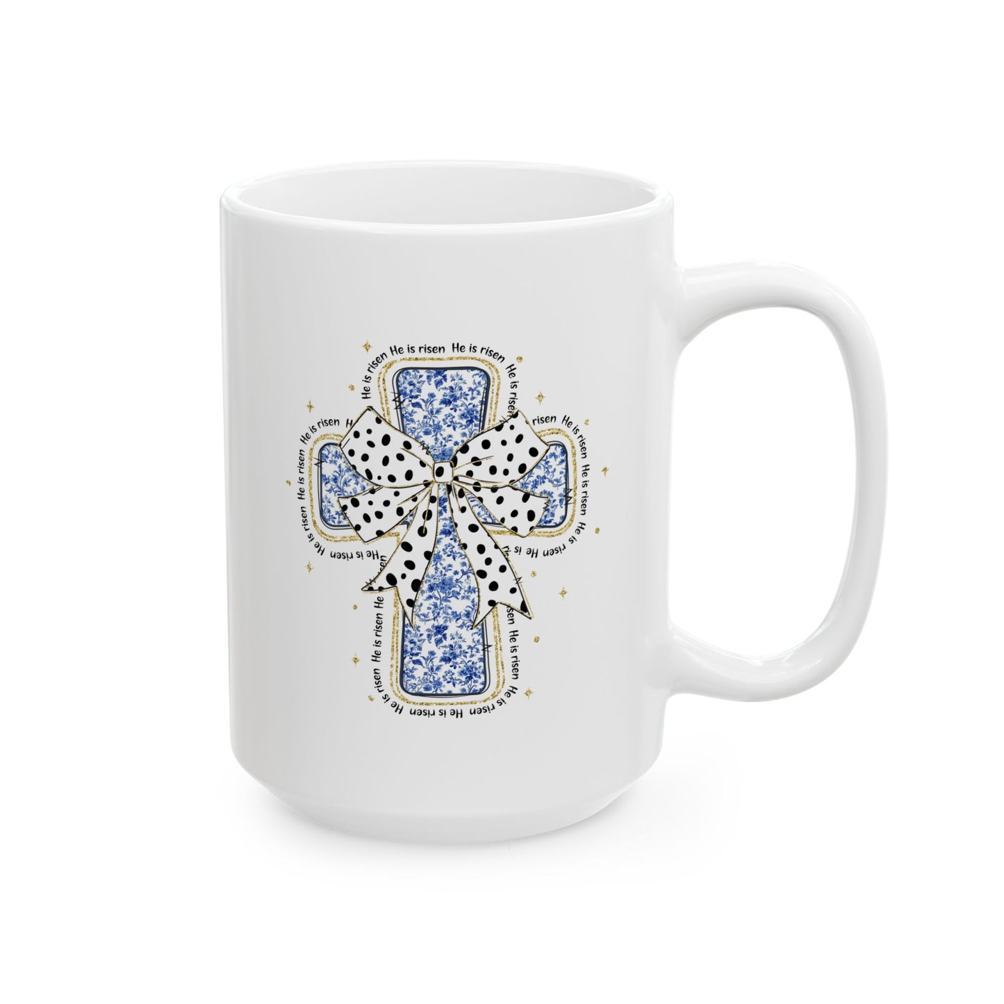 Easter Mug - Cross He Is Risen