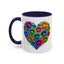 Animal Mug - Dog Paws Heart