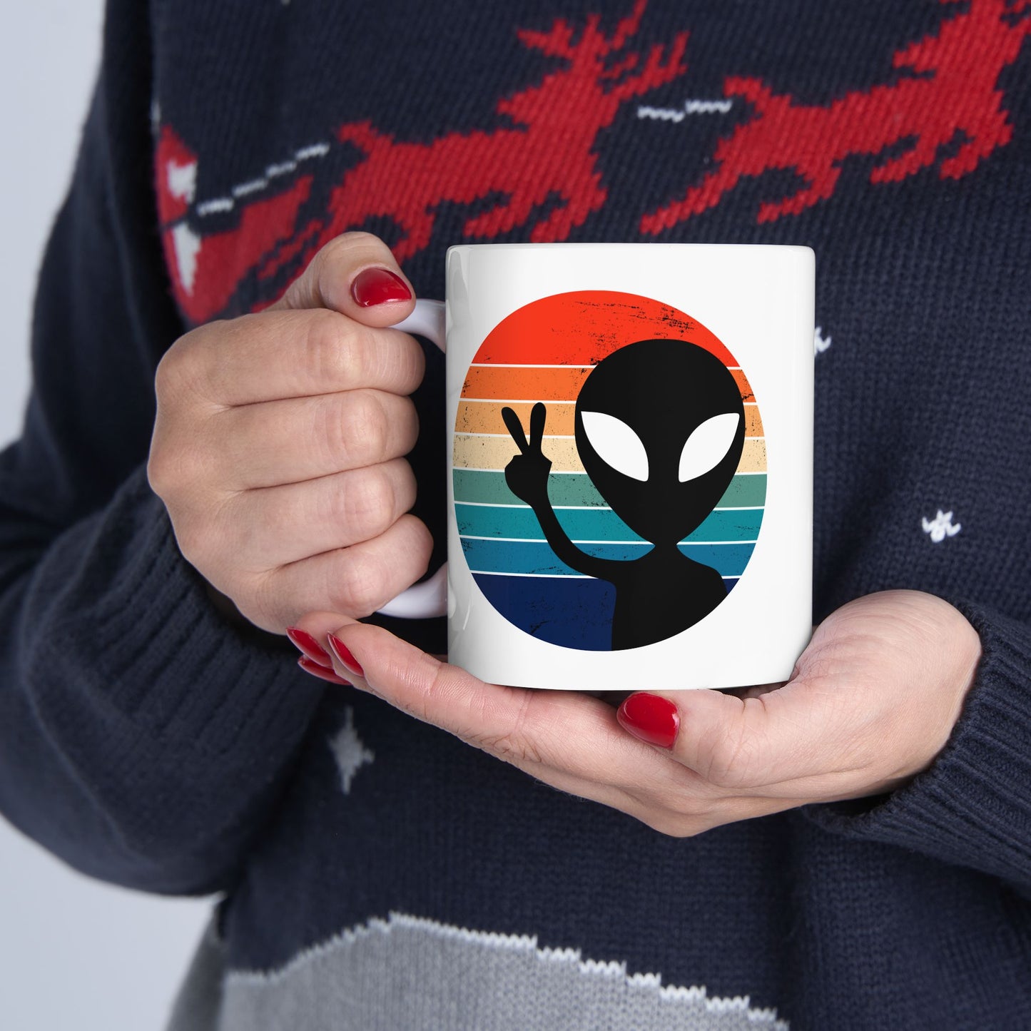 Alien Mug - Peace Alien
