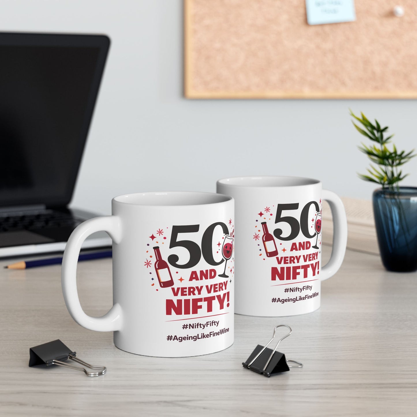 Birthday Mug - 50 and Very Very Nifty