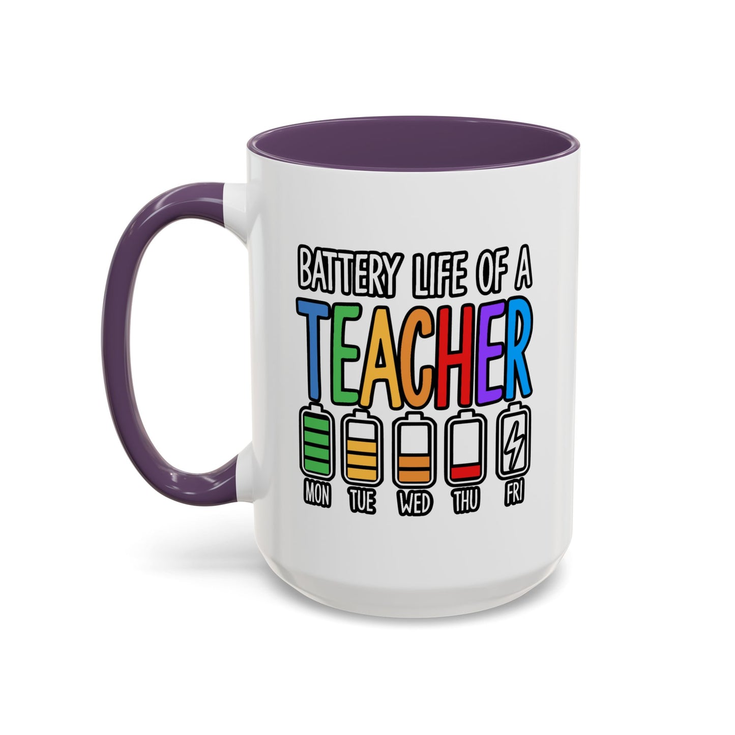 Office Mug - Battery Life of a Teacher
