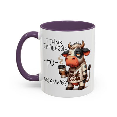 Humor Mug - I'm Allergic to Mornings