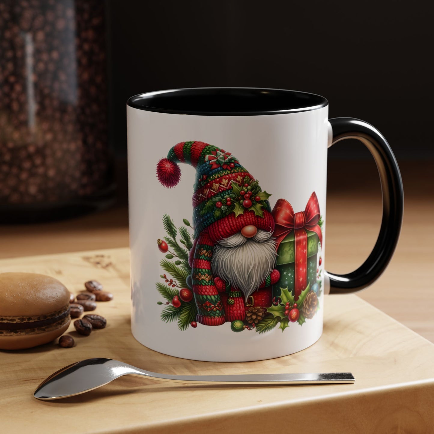 Christmas Mug - Gnome and Present