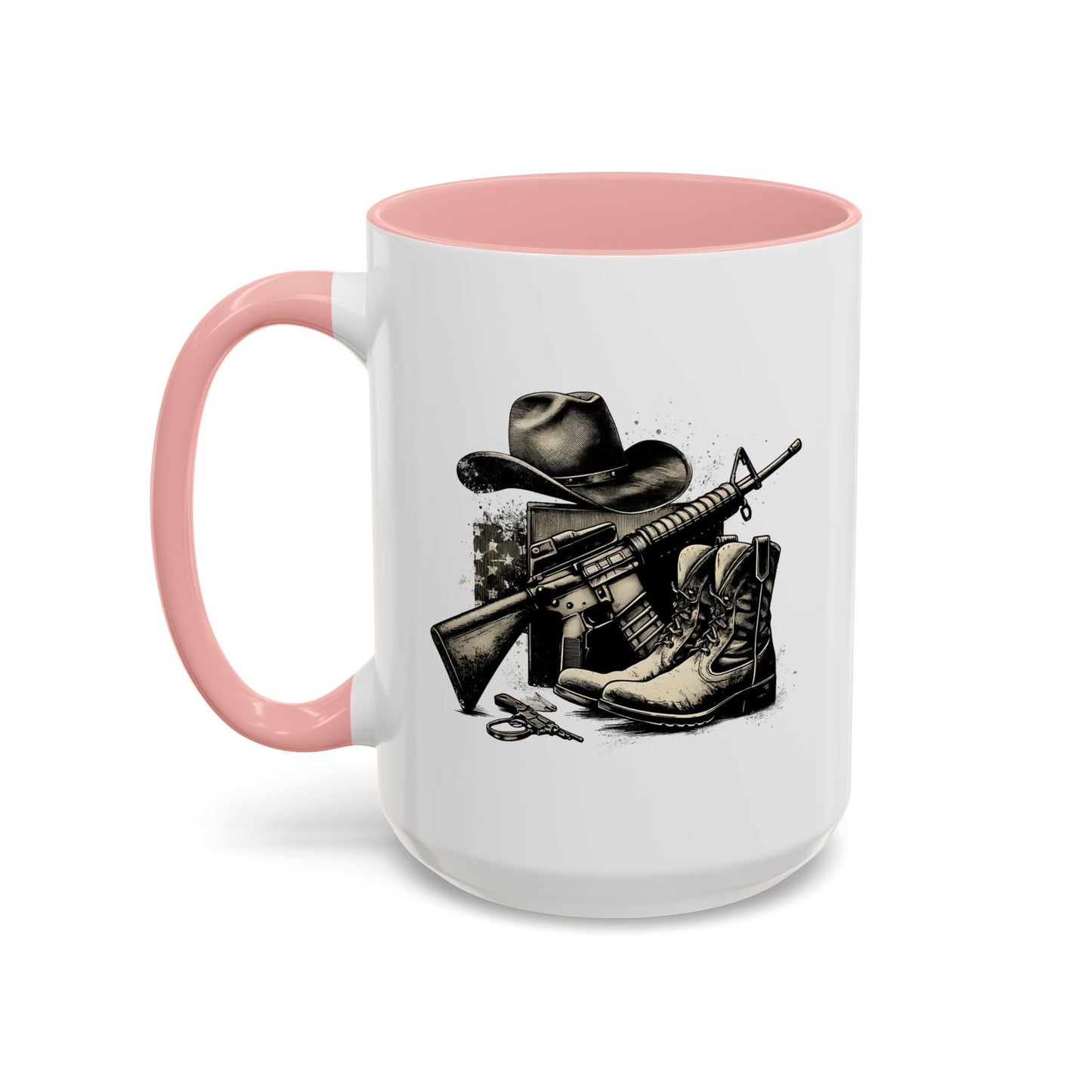 4th of July Mug - Soldier Hat Boots Gun