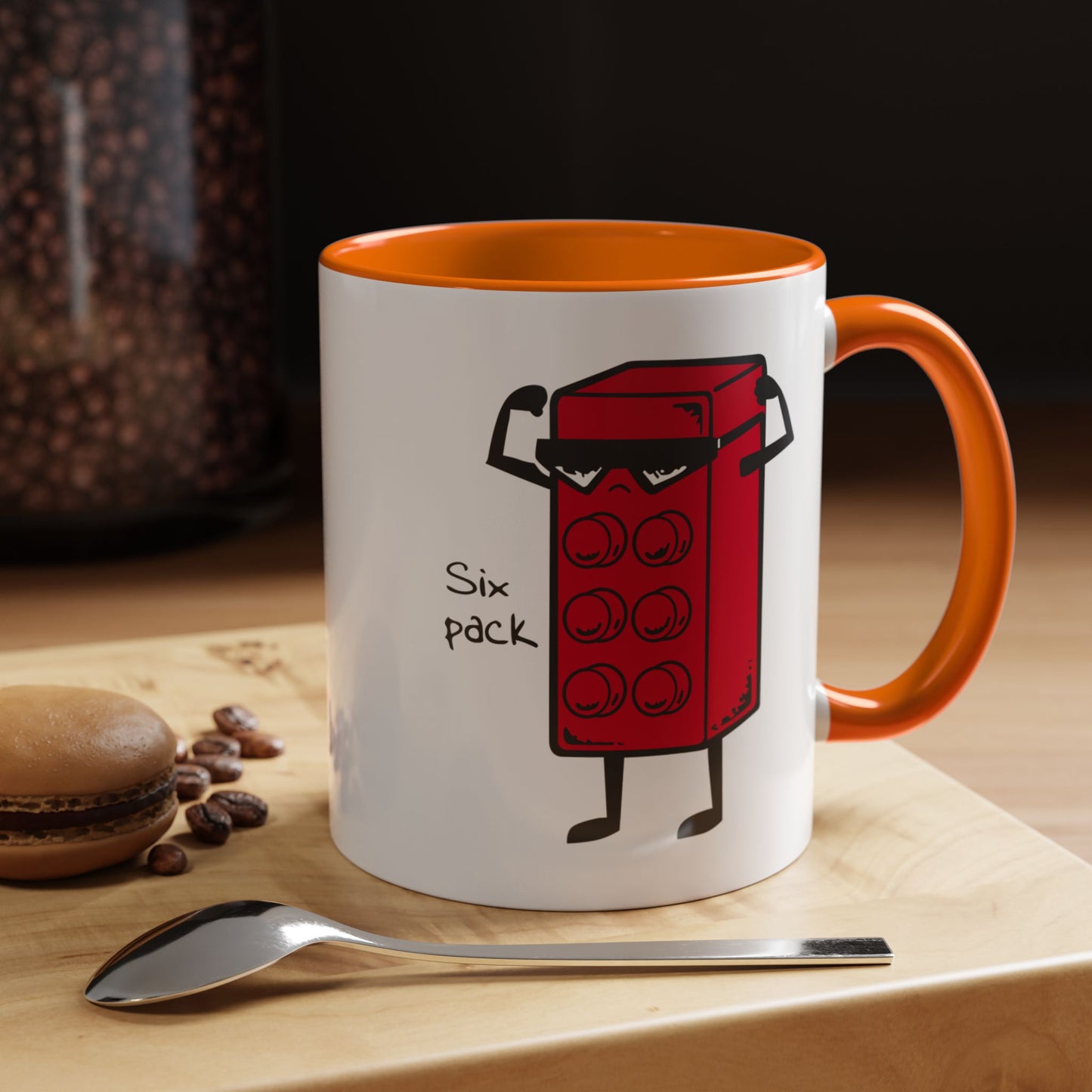 Humor Mug - Six Pack Lego Block