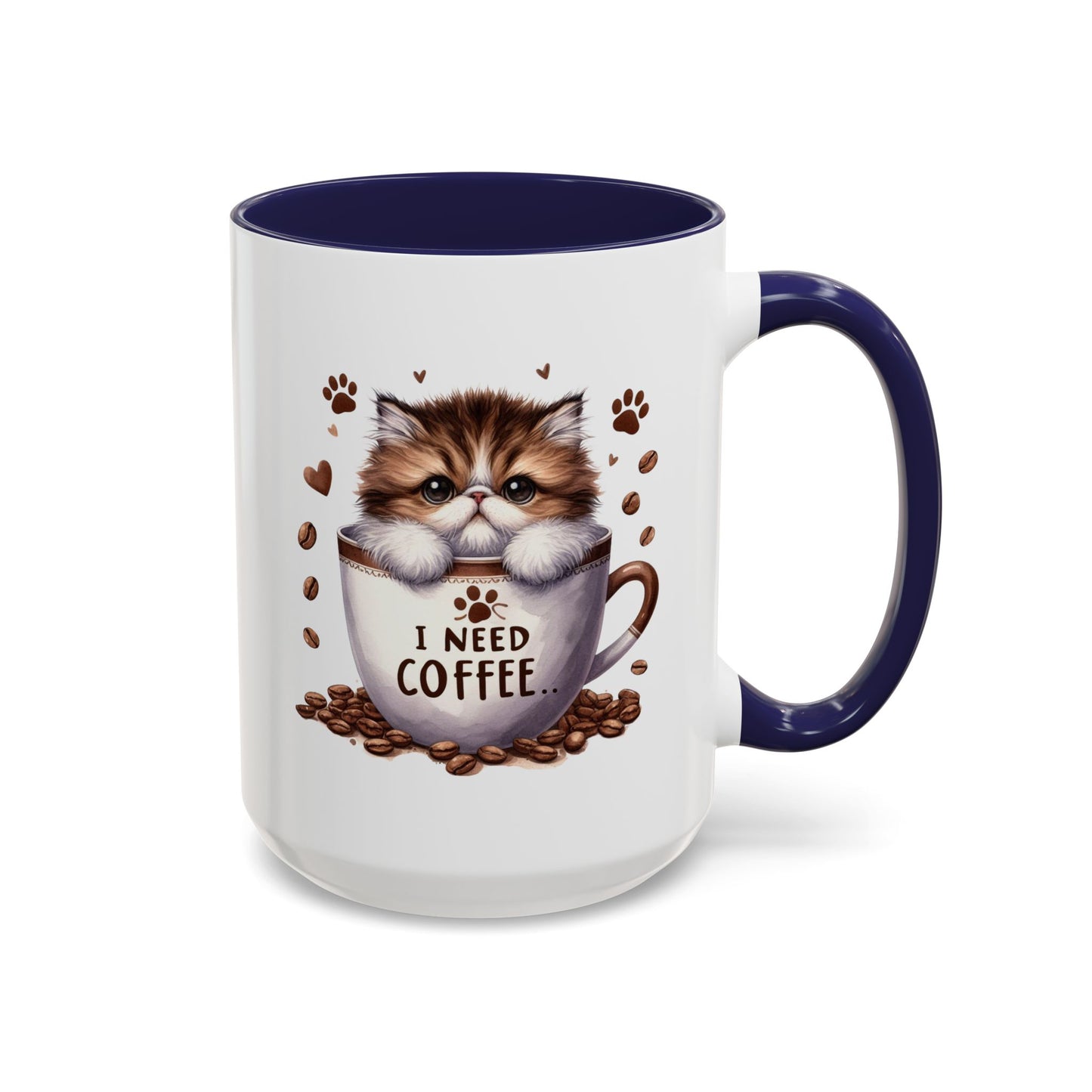 Animal Mug - I Need Coffee Kitten