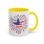 4th of July Mug - Star Flag Fireworks