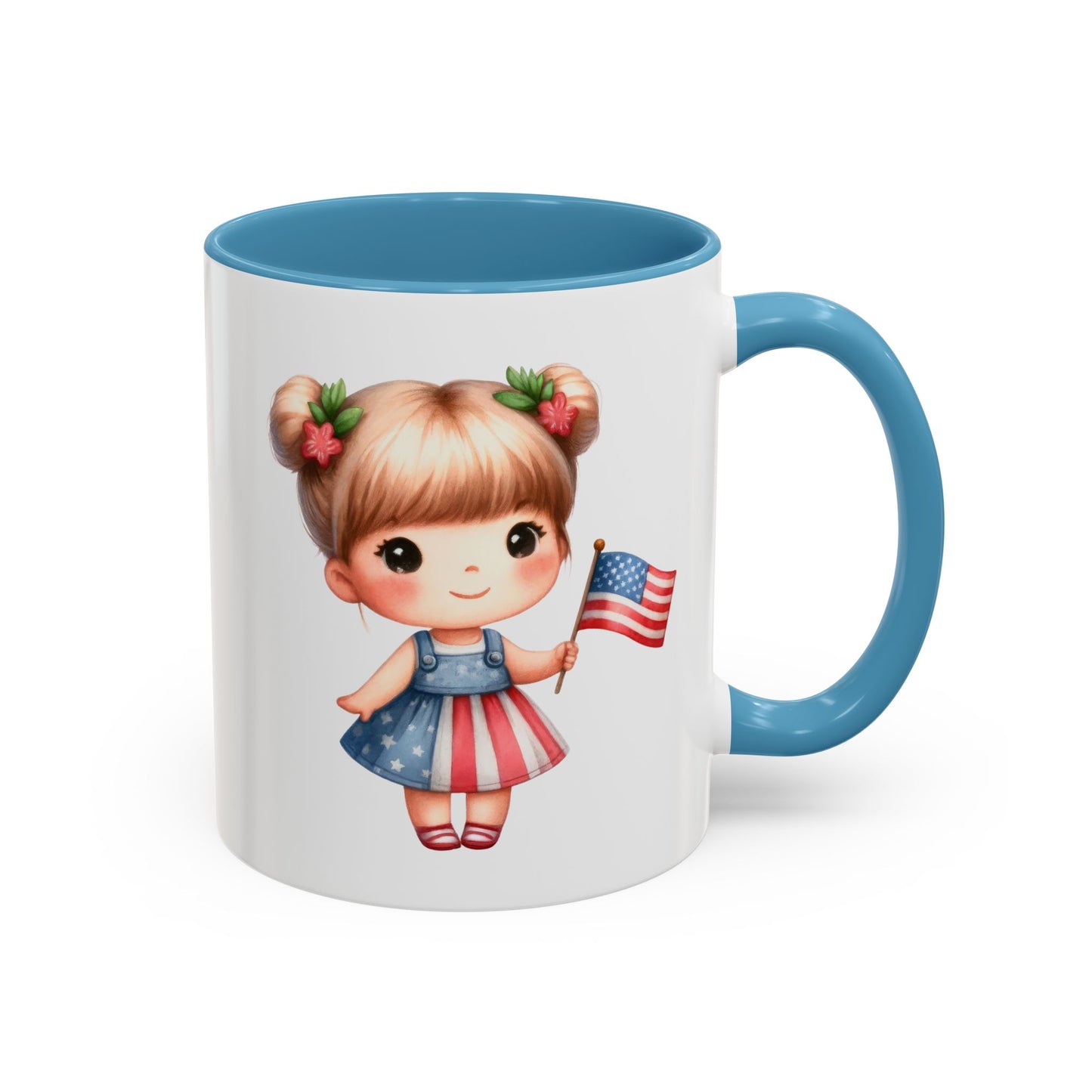 4th of July - American Girl Flag