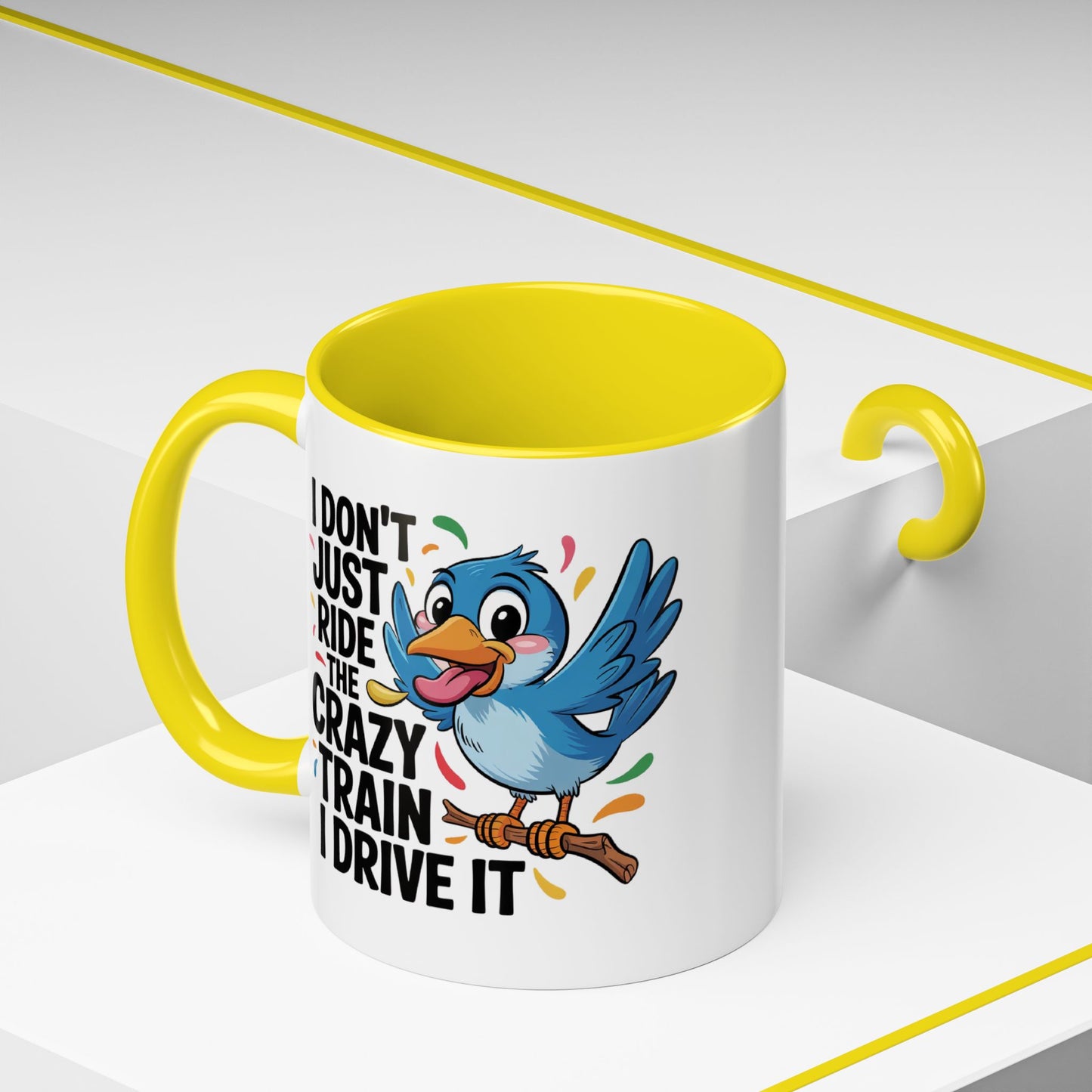 Humor Mug - I Don't Just Ride on the Crazy Train