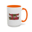 Christmas Mug - Merry Christmas Red & Green Text Hats Candy Canes