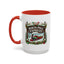 Christmas Mug - North Pole Express Steam Locomotive Decorations