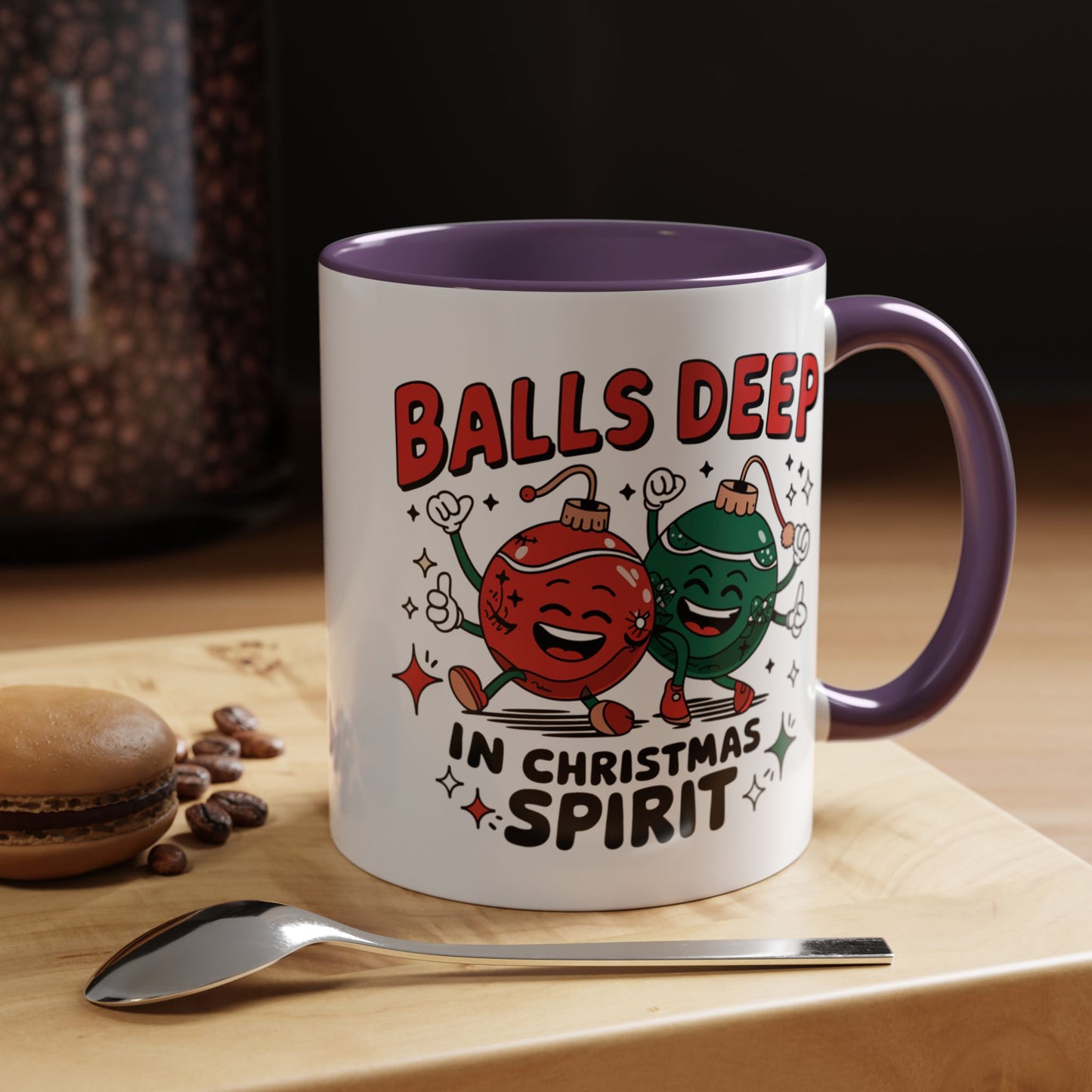 Adult Mug - Balls Deep in Christmas Spirit