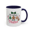 Christmas Mug - We Wish You a Merry Christmas Black & Red Text Cookies & Candy