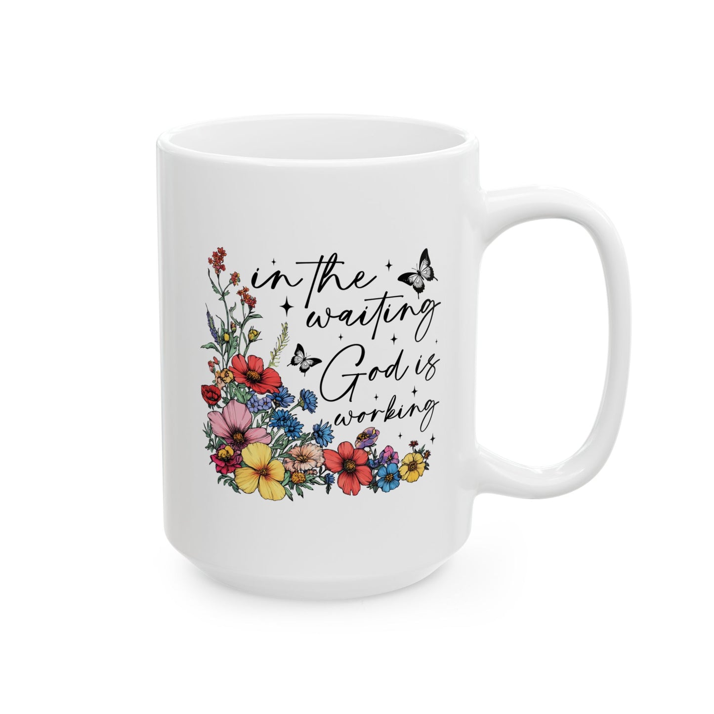 Religious Mug - In The Waiting