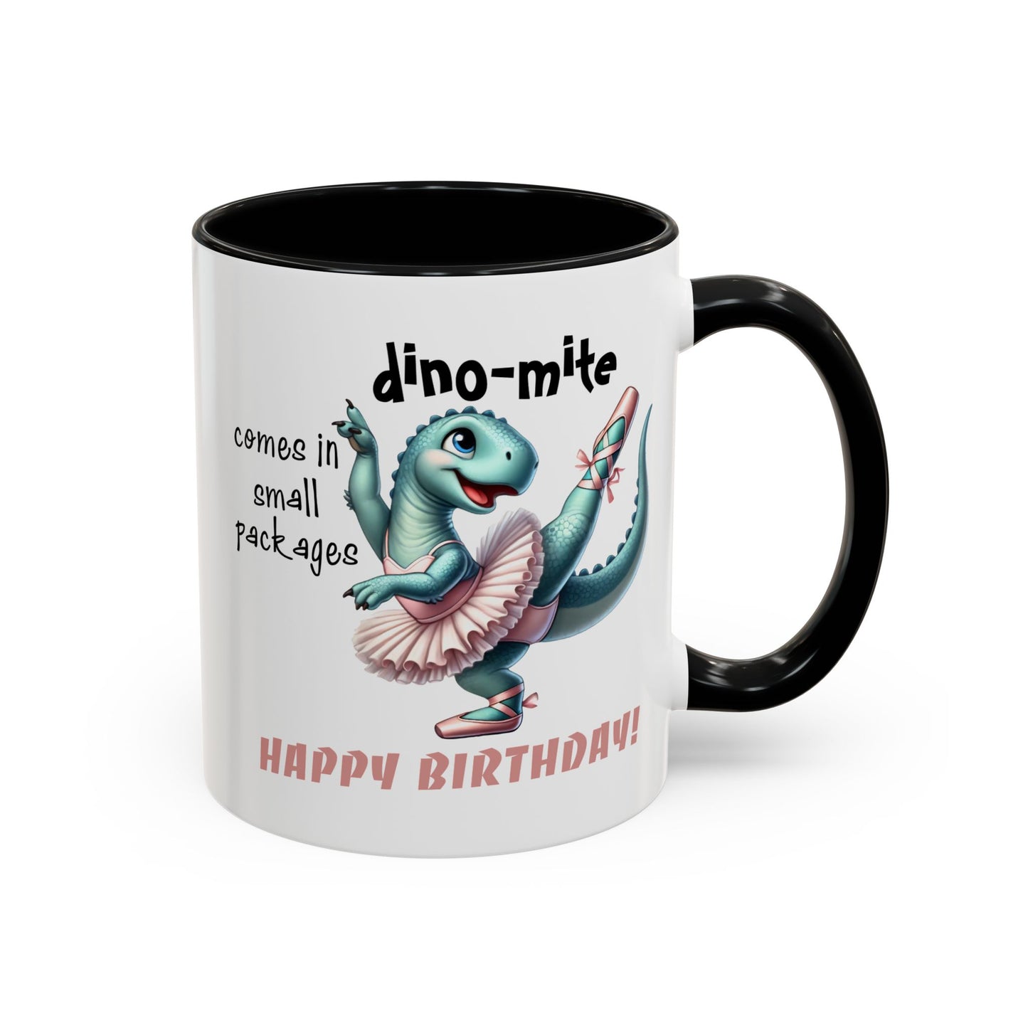 Birthday Mug - Dino-mite (Girl)