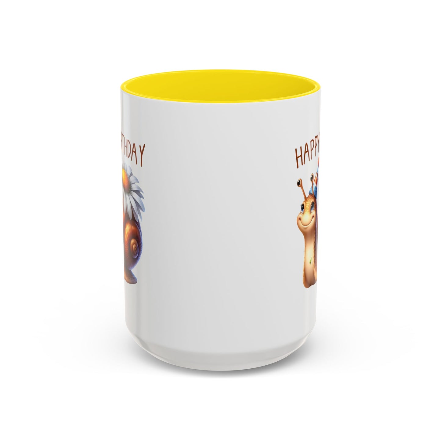 Birthday Mug - Snail Flower