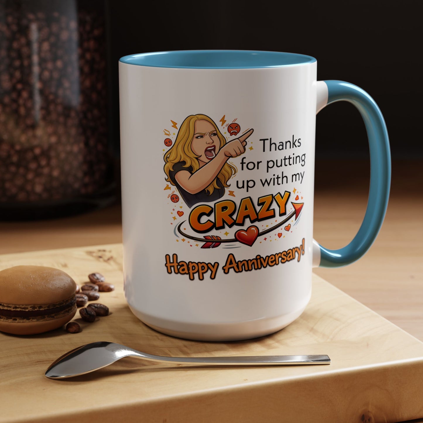 Anniversary Mug - Thanks For Putting Up