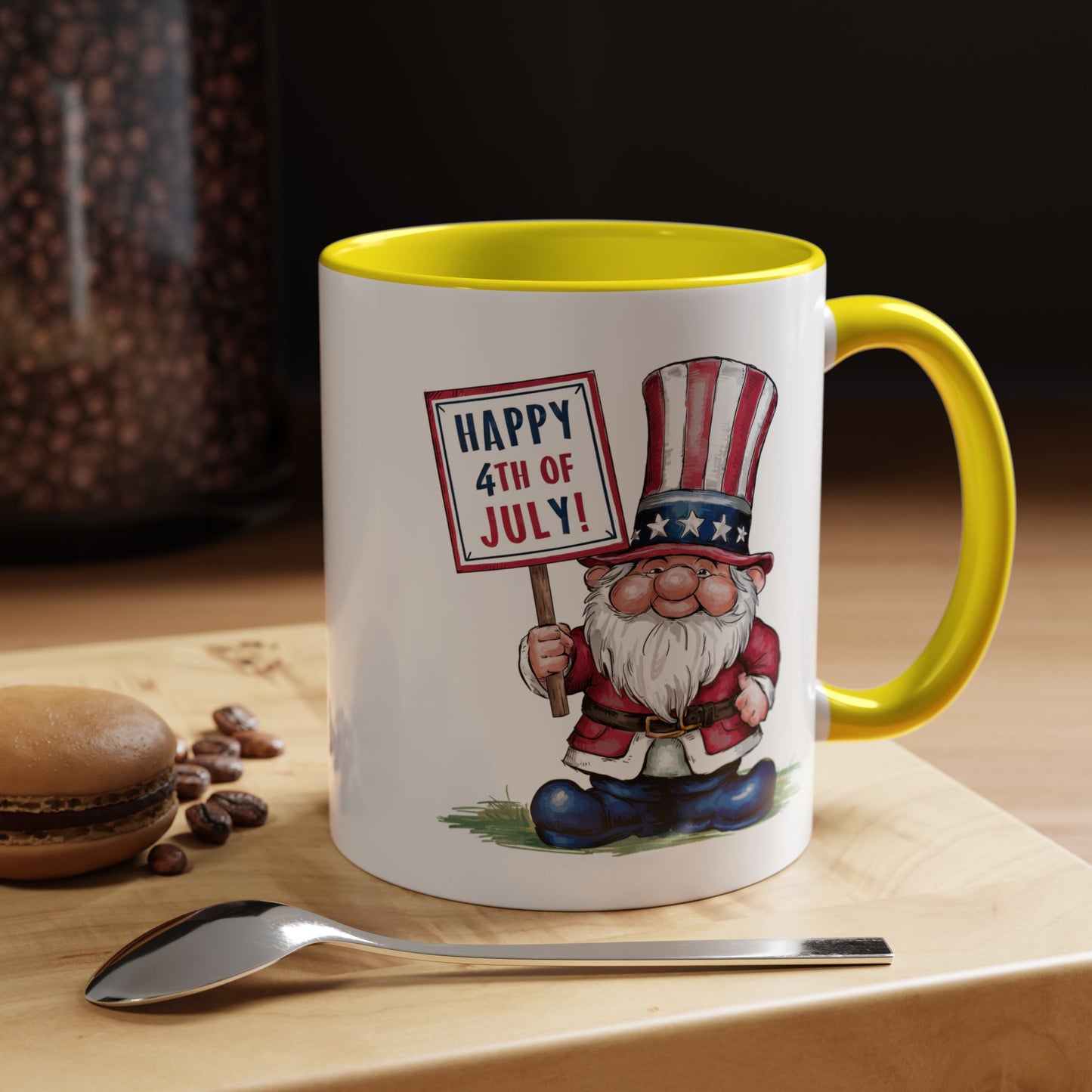 4th of July Mug - American Gnome 8