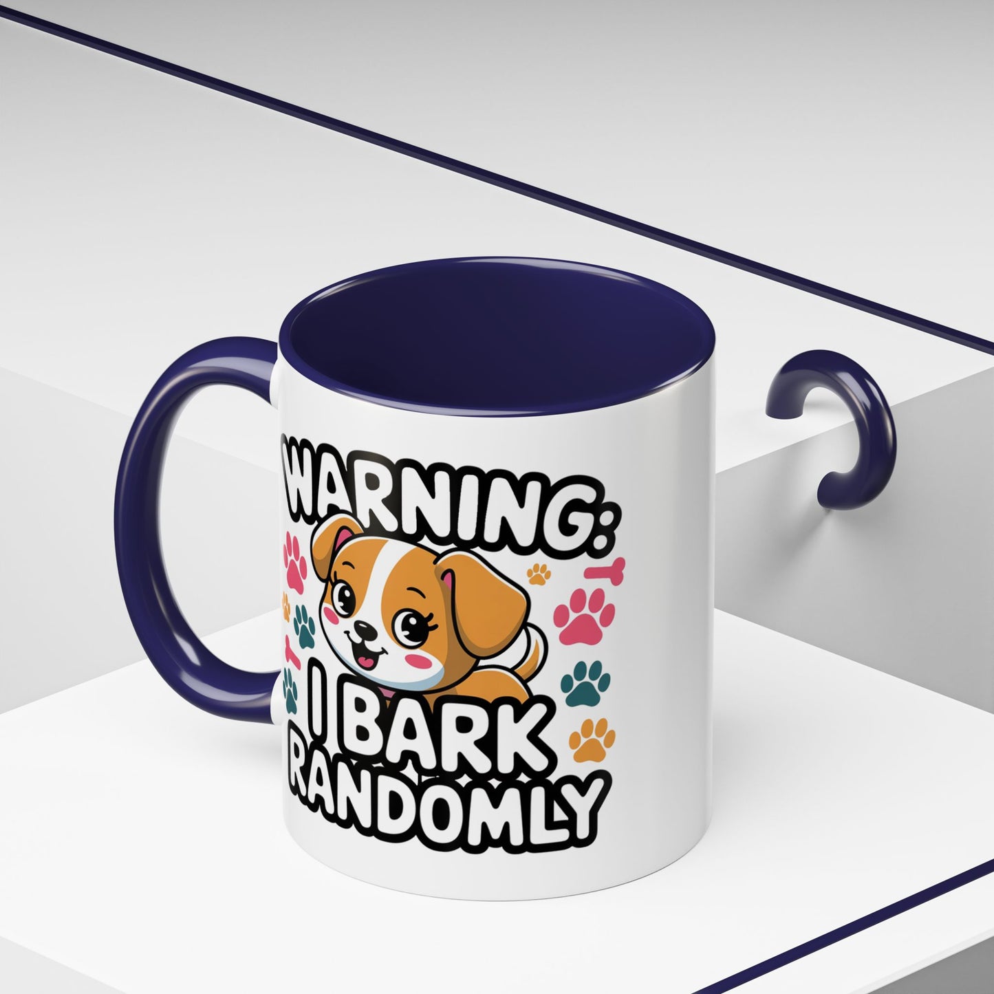Animal Mug - Warning I Bark Randomly