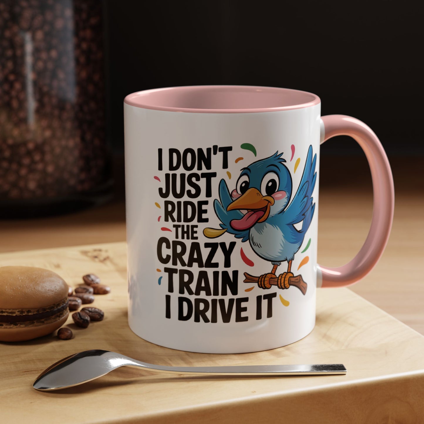 Humor Mug - I Don't Just Ride on the Crazy Train