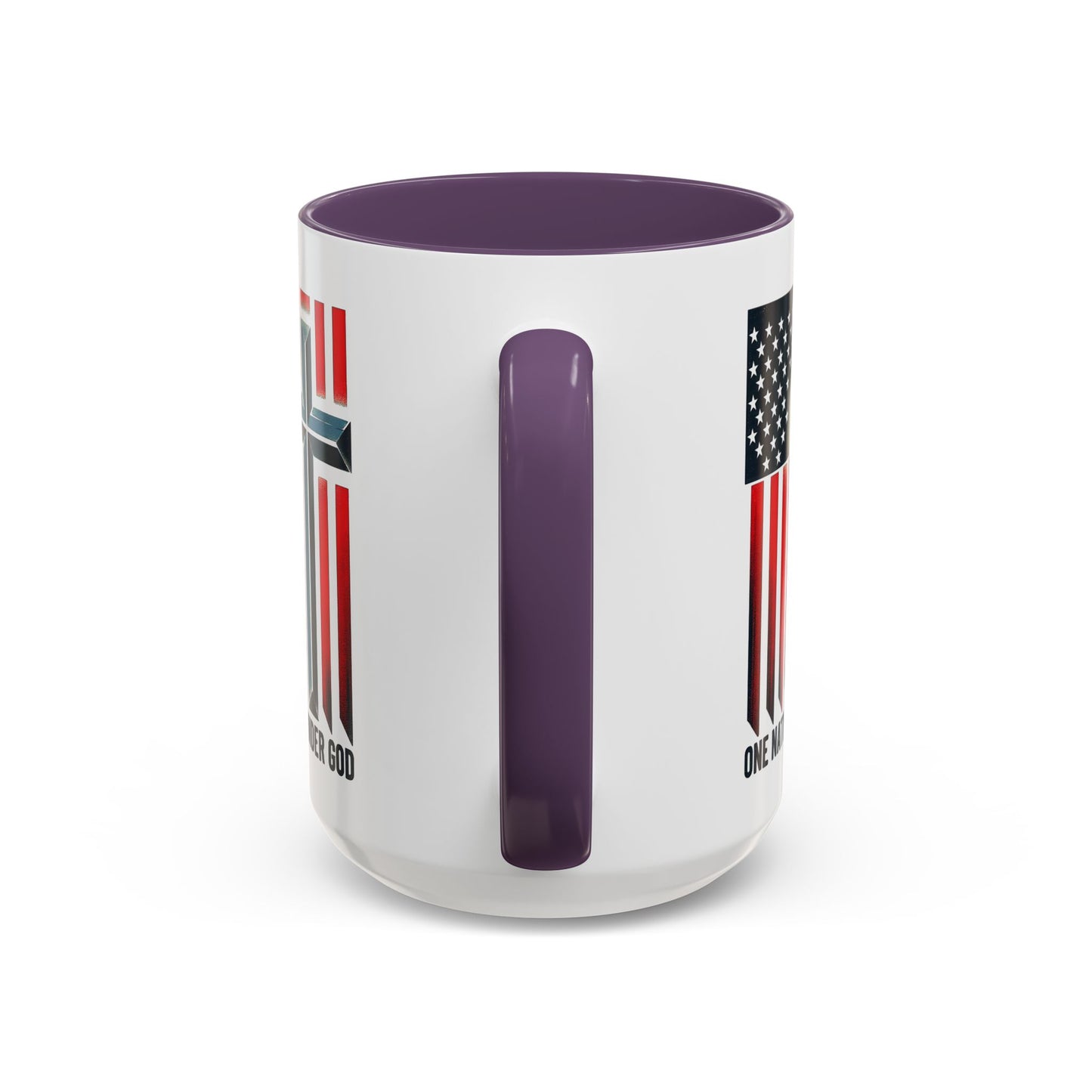Religious Mug - One Nation Flag Cross