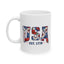 4th of July Mug - USA EST 1776 Floral