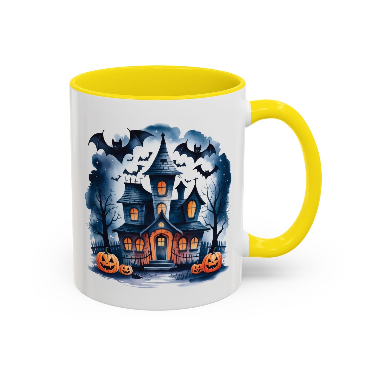 Halloween Mug - Bat Ghost House