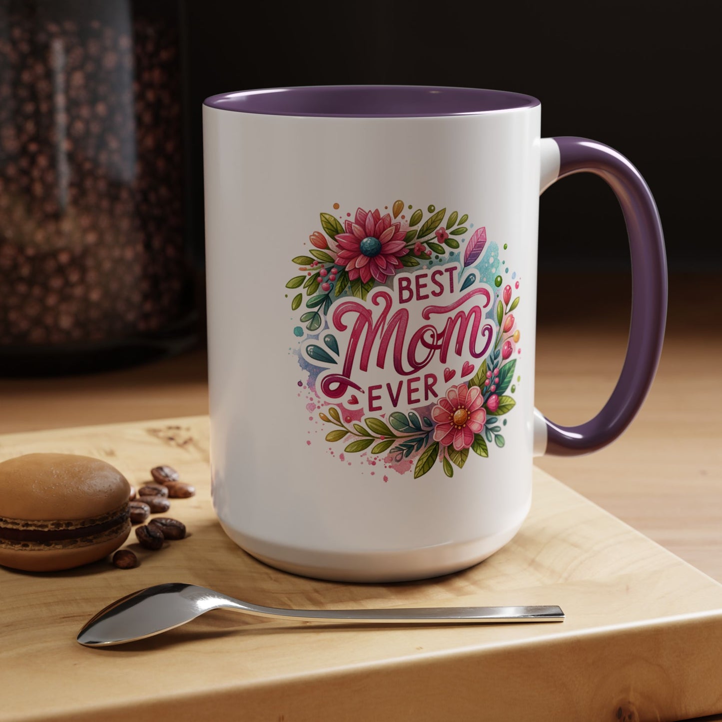 Mother's Day Mug - Best Mom Ever Floral