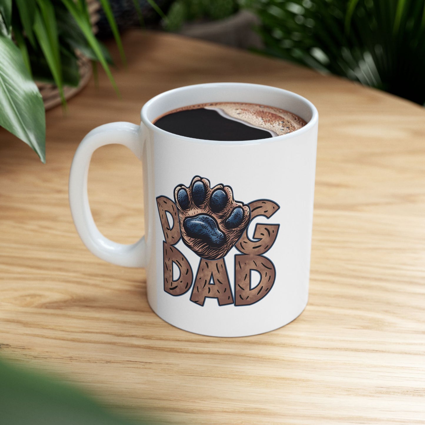 Animal Mug - Dog Dad Paw