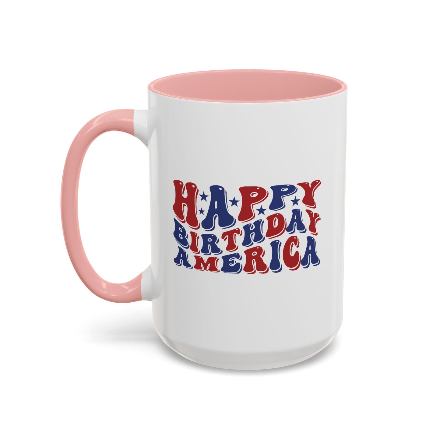 4th of July Mug - Happy Birthday America Retro
