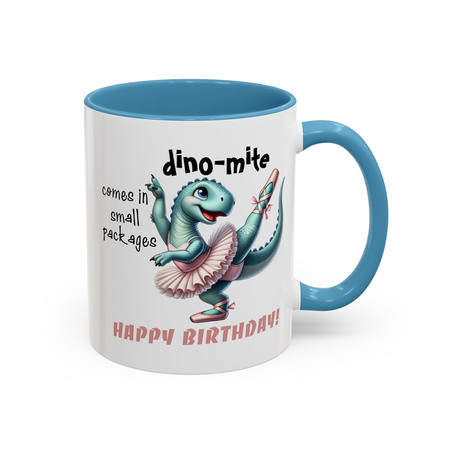 Birthday Mug - Dino-mite (Girl)